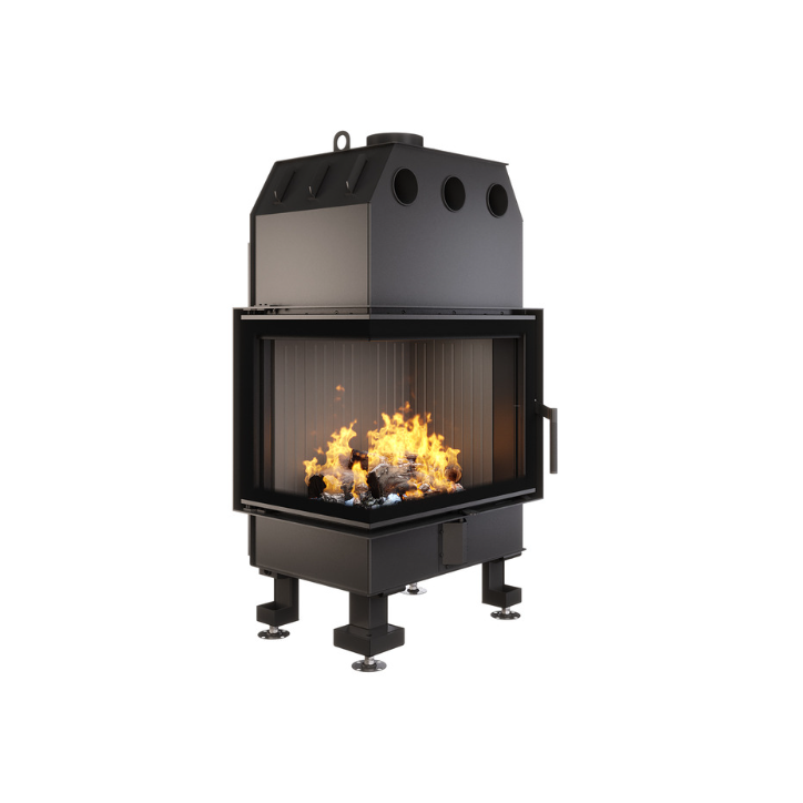 Inserto de chimenea SAVEN Energy 65 x 50 x 47 L Negro (14,5 kW) ECO