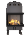 Inserto per camino SAVEN Energy 65 x 50 x 47 R Nero (14,5 kW) ECO