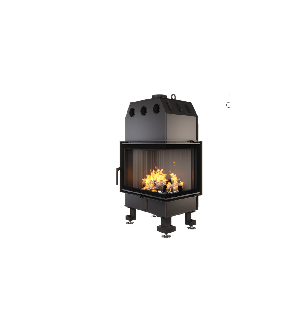 Inserto per camino SAVEN Energy 65 x 50 x 47 R Nero (14,5 kW) ECO