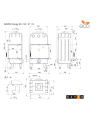Inserto per camino SAVEN Energy 65 x 50 x 47 R Nero (14,5 kW) ECO
