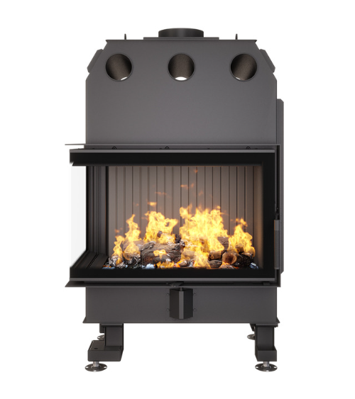 Insert de cheminée SAVEN Energy 75x50x47L Noir (15,1 kW) ECO