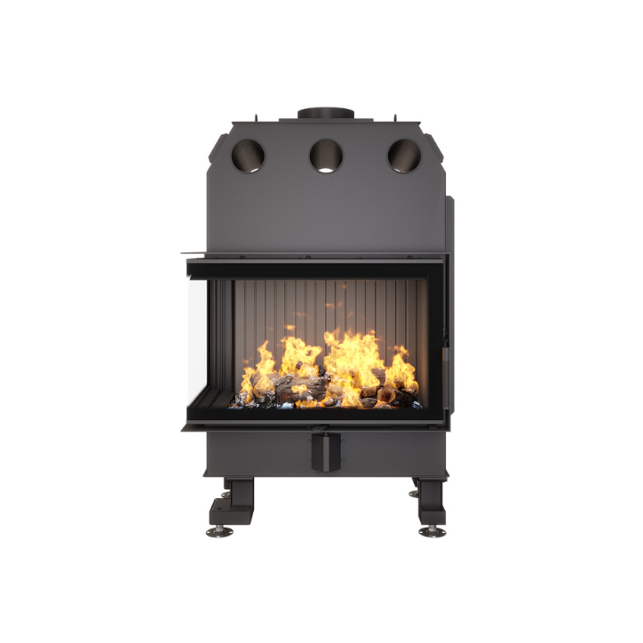 Insert de cheminée SAVEN Energy 75x50x47L Noir (15,1 kW) ECO
