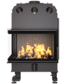 Insert de cheminée SAVEN Energy 75x50x47L Noir (15,1 kW) ECO