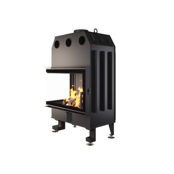Insert de cheminée SAVEN Energy 75x50x47L Noir (15,1 kW) ECO