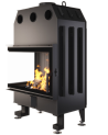 Insert de cheminée SAVEN Energy 75x50x47L Noir (15,1 kW) ECO