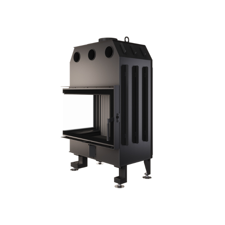Insert de cheminée SAVEN Energy 75x50x47L Noir (15,1 kW) ECO