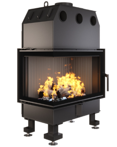Inserto de chimenea SAVEN Energy 75x50x47L negro (15,1 kW) ECO