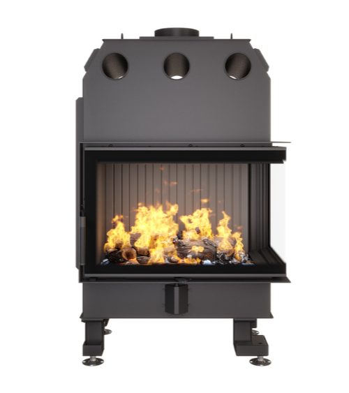 Insert de cheminée SAVEN Energy 75x50x47L Noir (15,1 kW) ECO