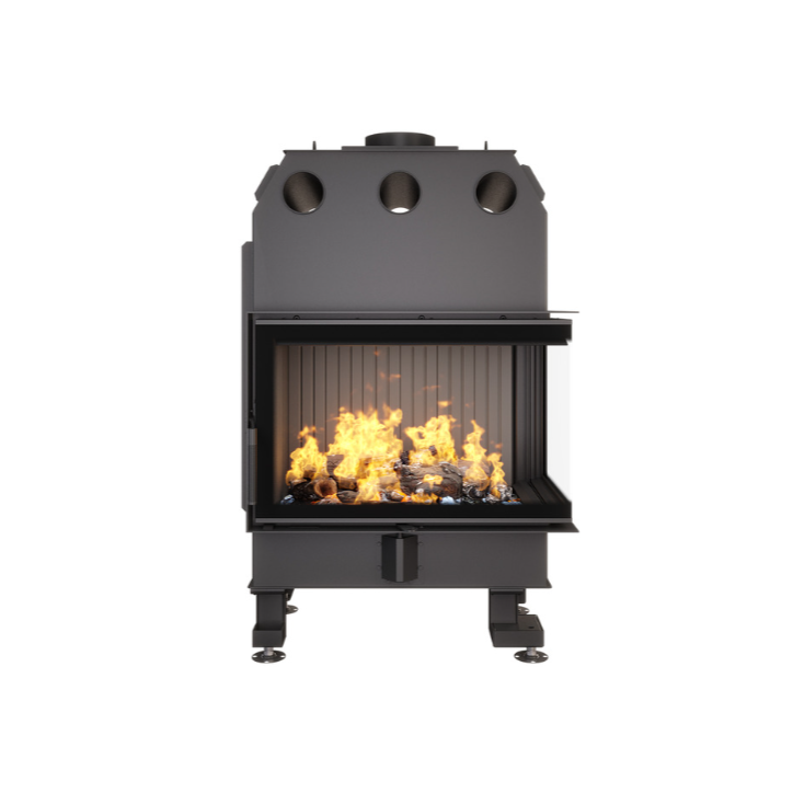 kopie van SAVEN Energy inbouwhaard 75x50x47L Zwart (15,1 kW) ECO