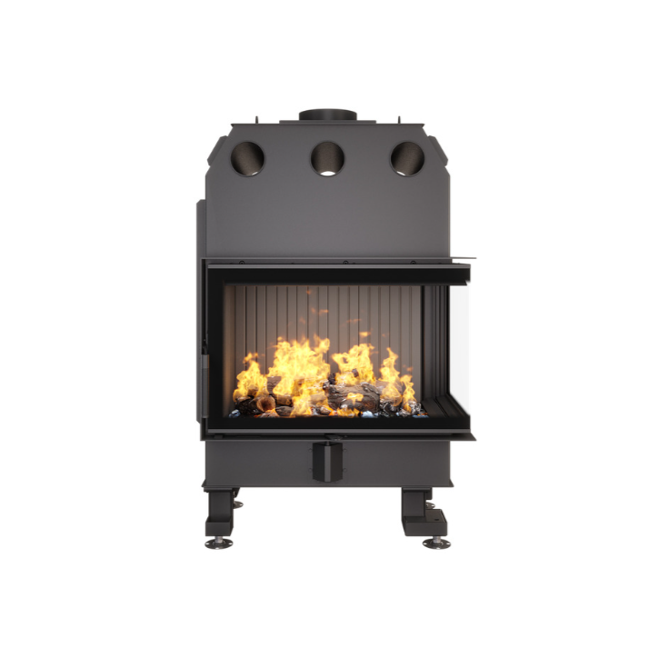 kopie van SAVEN Energy inbouwhaard 75x50x47L Zwart (15,1 kW) ECO
