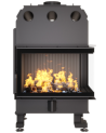 Inserto per camino SAVEN Energy 75x50x47l nero (15,1 kW) ECO