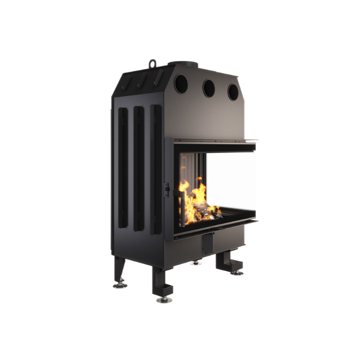 Insert de cheminée SAVEN Energy 75x50x47L Noir (15,1 kW) ECO