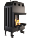 Inserção de lareira SAVEN Energy 75x50x47L preta (15,1 kW) ECO