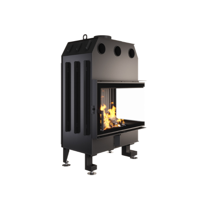 Inserto per camino SAVEN Energy 75x50x47l nero (15,1 kW) ECO