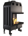 Insert de cheminée SAVEN Energy 75x50x47L Noir (15,1 kW) ECO