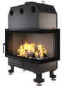 Insert de cheminée SAVEN Energy 85x50x47R Noir (17,0 kW) ECO