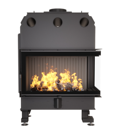 Insert de cheminée SAVEN Energy 85x50x47R Noir (17,0 kW) ECO