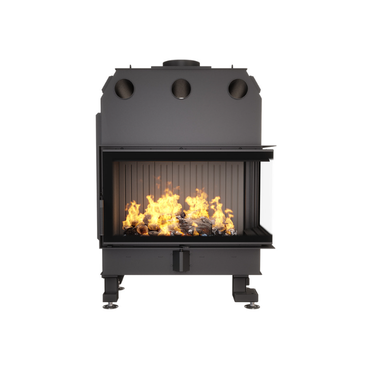 Insert de cheminée SAVEN Energy 85x50x47R Noir (17,0 kW) ECO