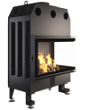 Insert de cheminée SAVEN Energy 85x50x47R Noir (17,0 kW) ECO