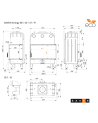 Insert de cheminée SAVEN Energy 85x50x47R Noir (17,0 kW) ECO