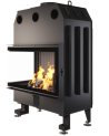 Inserto de chimenea SAVEN Energy 85x50x47L negro (17,0 kW) ECO