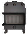 Inserção de lareira SAVEN Energy 85x50x47L preta (17,0 kW) ECO