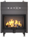 Inserto de chimenea SAVEN Energy Up 80x50 negro (17,0 kW) ECO