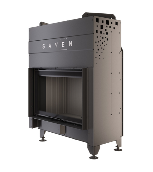 Inserto per camino SAVEN Energy Up 80x50 nero (17,0 kW) ECO
