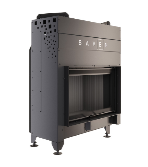 Inserto per camino SAVEN Energy Up 80x50 nero (17,0 kW) ECO