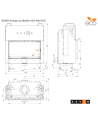 Insert de cheminée SAVEN Energy Up 90x50 (19,0 kW) ECO