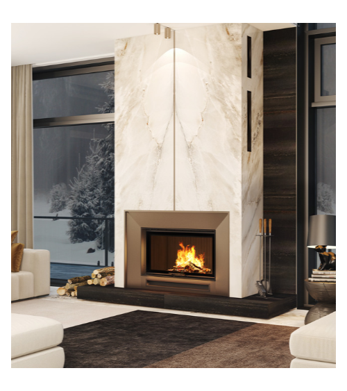 Insert de cheminée SAVEN Energy Up 90x50 Noir (19,0 kW) ECO