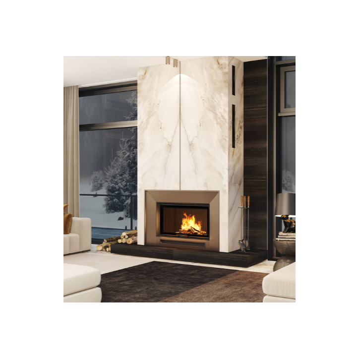 Inserto per camino SAVEN Energy Up 90x50 nero (19,0 kW) ECO