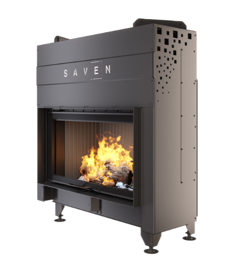 Insert de cheminée SAVEN Energy Up 90x50 Noir (19,0 kW) ECO