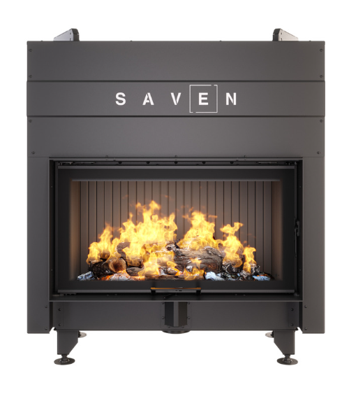 Inserto de chimenea SAVEN Energy Up 90x50 negro (19,0 kW) ECO