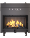 Inserto de chimenea SAVEN Energy Up 90x50 negro (19,0 kW) ECO