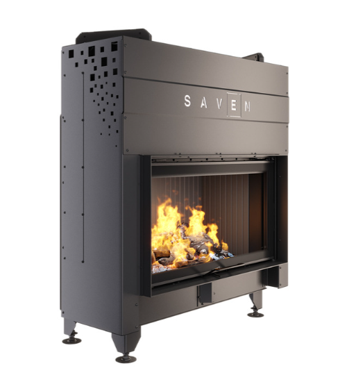 Inserto de chimenea SAVEN Energy Up 90x50 negro (19,0 kW) ECO