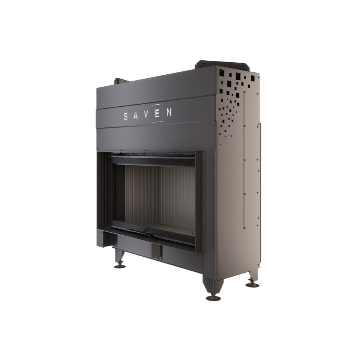 Insert de cheminée SAVEN Energy Up 90x50 Noir (19,0 kW) ECO