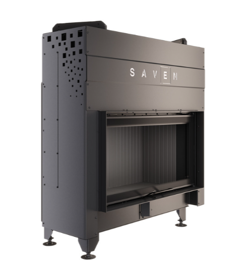 Lareira de encastrar SAVEN Energy Up 90x50 preta (19,0 kW) ECO