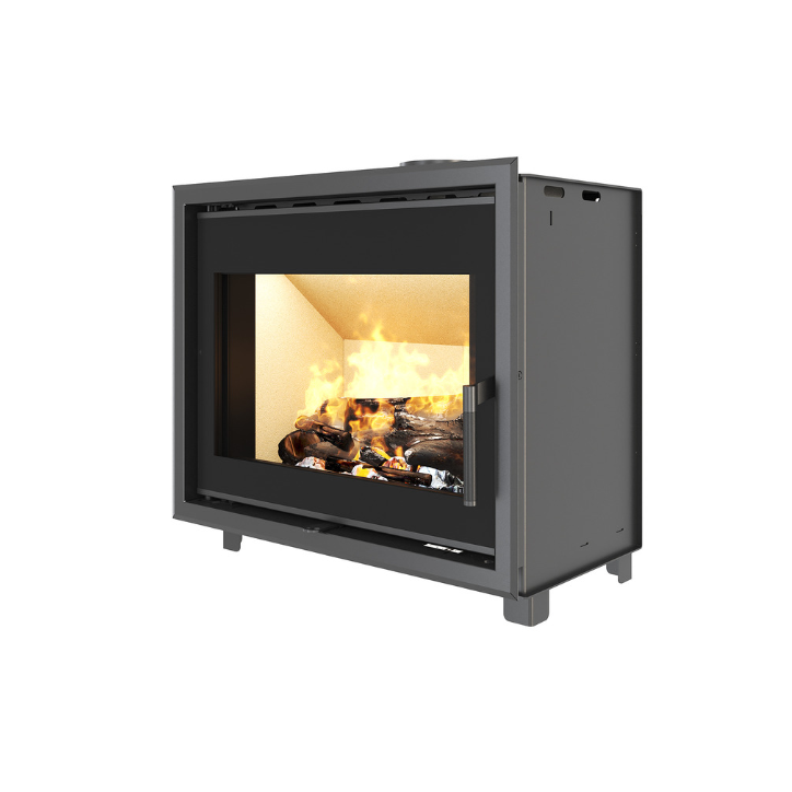 Poupe com o inserto de cassete para lareira ECO 70x62