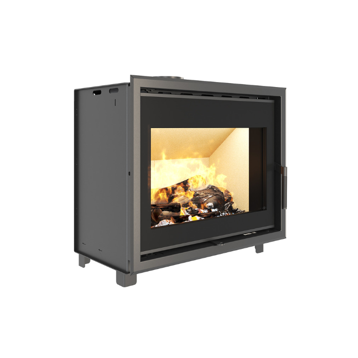 Poupe com o inserto de cassete para lareira ECO 70x62