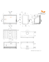 SAVEN Inserto per camino ECO 90x62