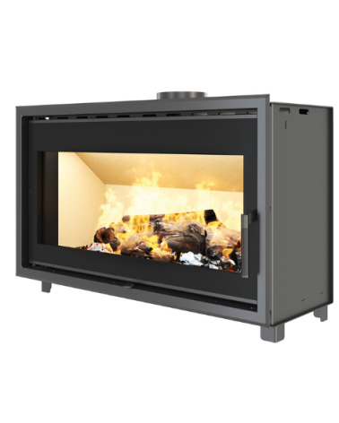 Insert de cassette pour cheminée SAVEN Into 100x62 ECO