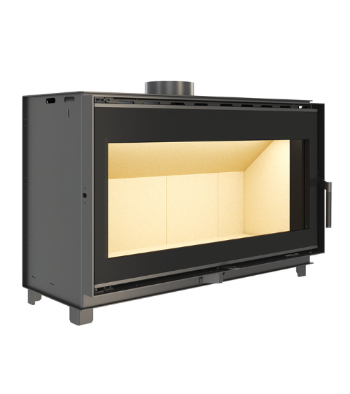 Insert de cassette pour cheminée SAVEN Into 100x62 ECO