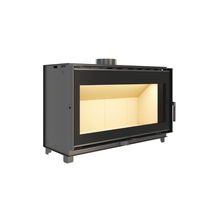 Insert de cassette pour cheminée SAVEN Into 100x62 ECO