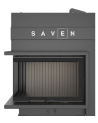 Insert de cheminée SAVEN Energy Up 75x50x47L Noir (15,1 kW) ECO