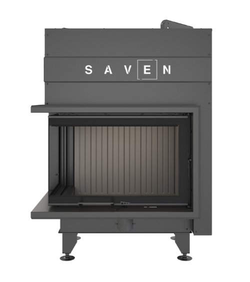Inserto de chimenea SAVEN Energy Up 75x50x47L Negro (15,1 kW) ECO
