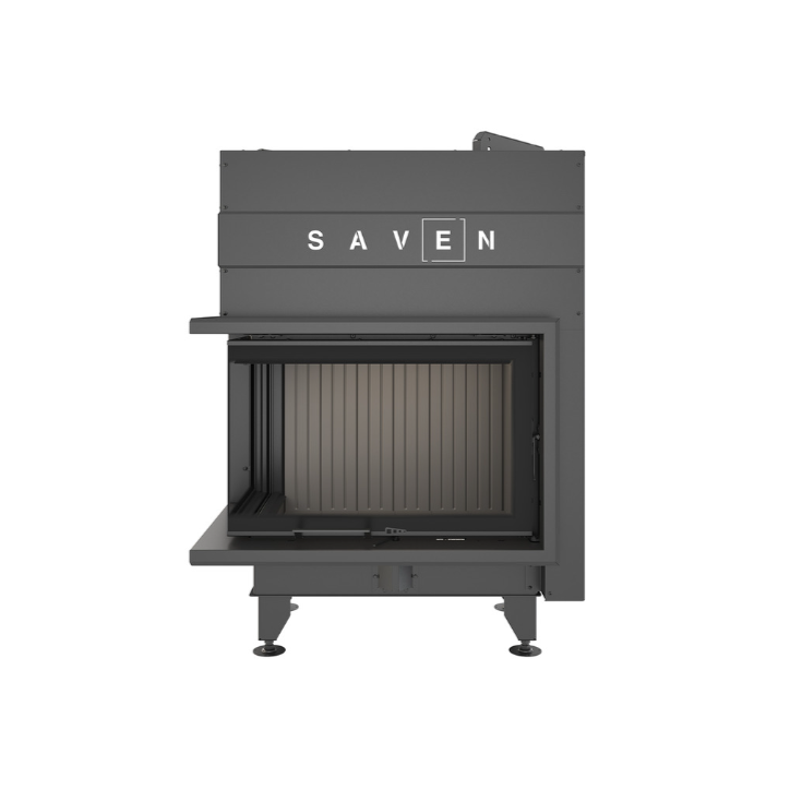 Lareira de encastrar SAVEN Energy Up 75x50x47L Preta (15,1 kW) ECO
