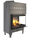Inserto de chimenea SAVEN Energy Up 75x50x47R Negro (15,1 kW) ECO