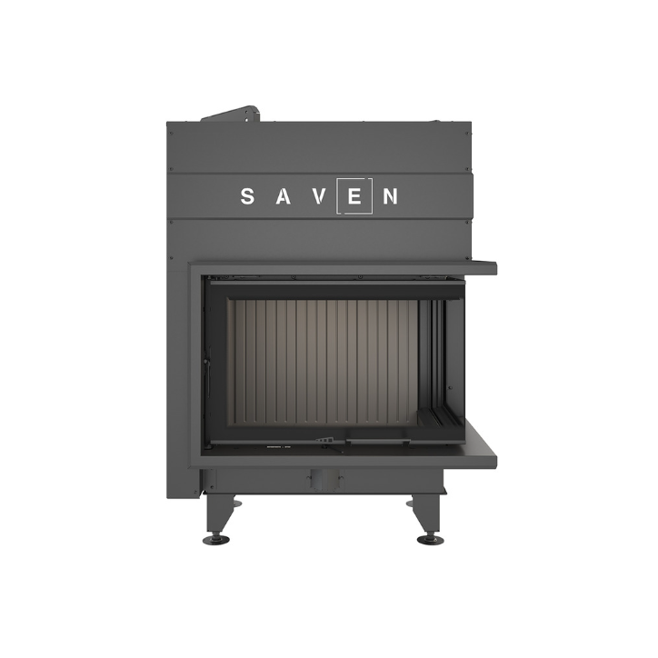 Lareira de encastrar SAVEN Energy Up 75x50x47R Preta (15,1 kW) ECO