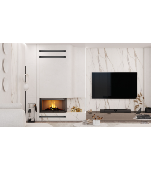 Insert de cheminée SAVEN Energy Up 85 x 50 x 47 L Noir (17,0 kW) ECO